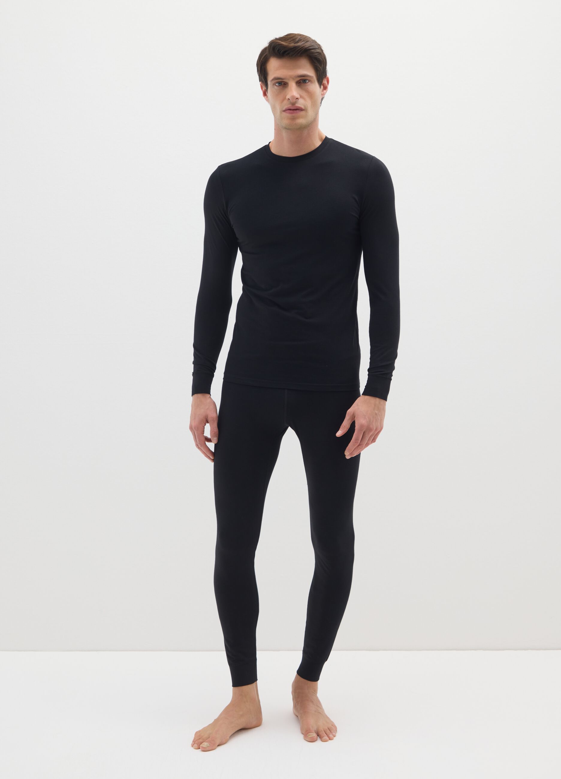 Regular Fit Black Leggings