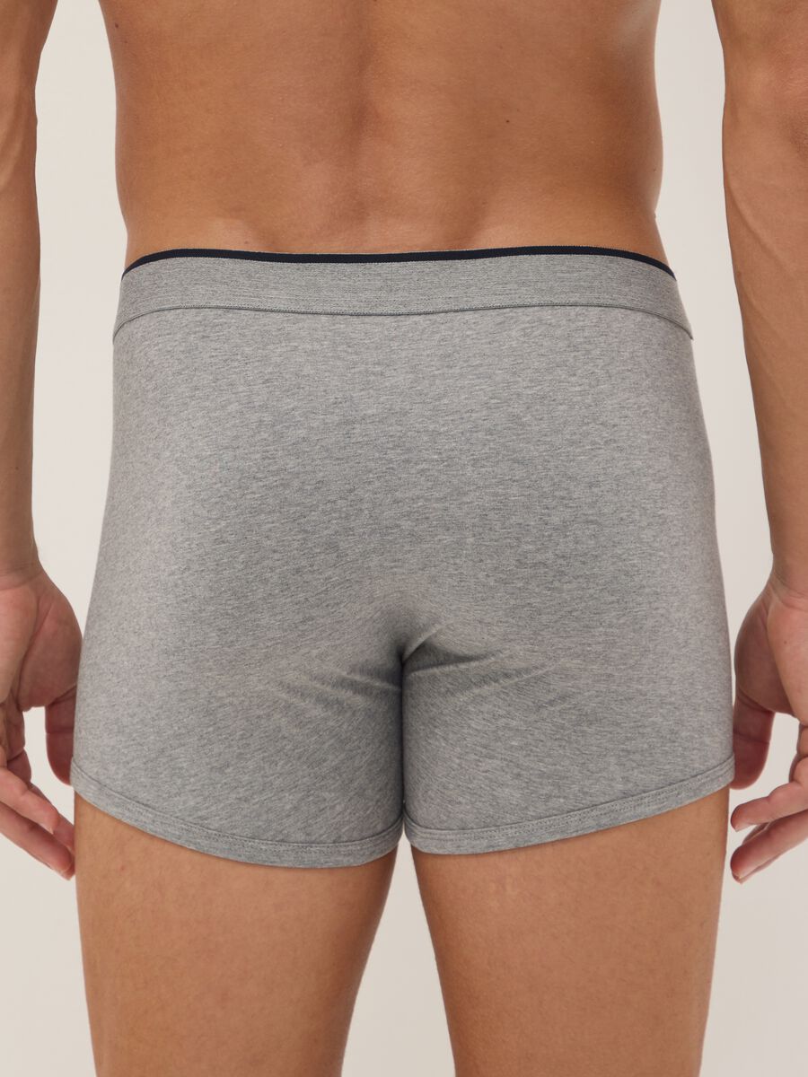 2-pack of grey Supima stretch cotton boxer briefs_2
