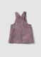 Pink wide-fit pure cotton animal print dress for baby girl_1