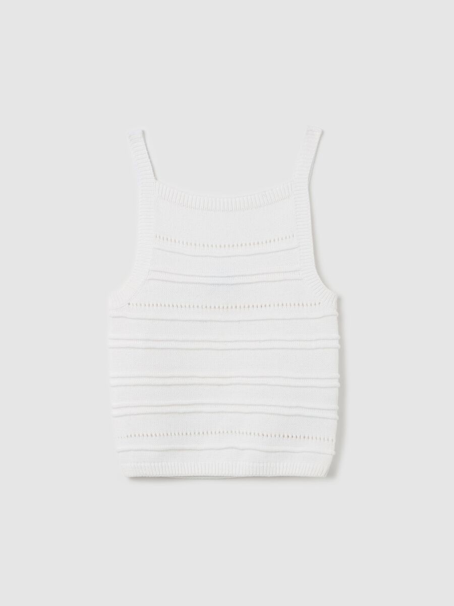 Cropped crochet tank top_4
