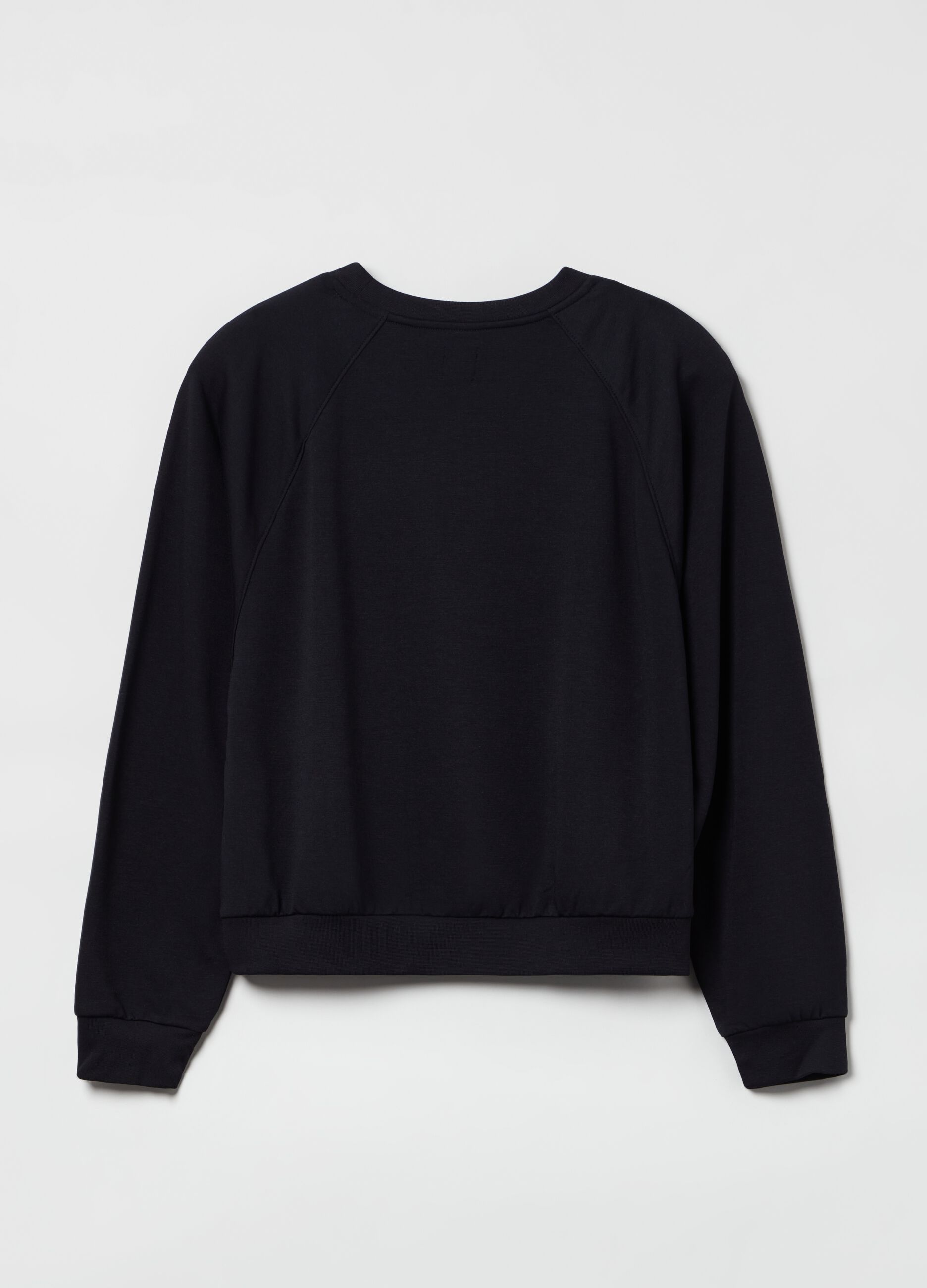 Felpa girocollo con maniche raglan_1