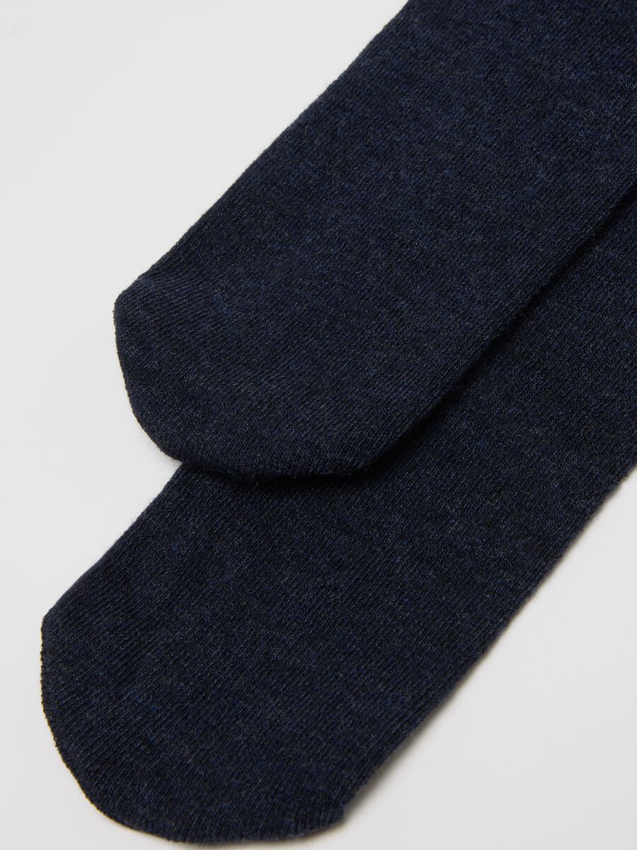Blue Tights in Stretch Fabric_1