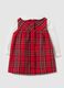 Multicoloured checked baby girl's cotton outfit, regular fit_1