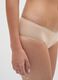 Women's beige stretch fabric regular fit briefs_3
