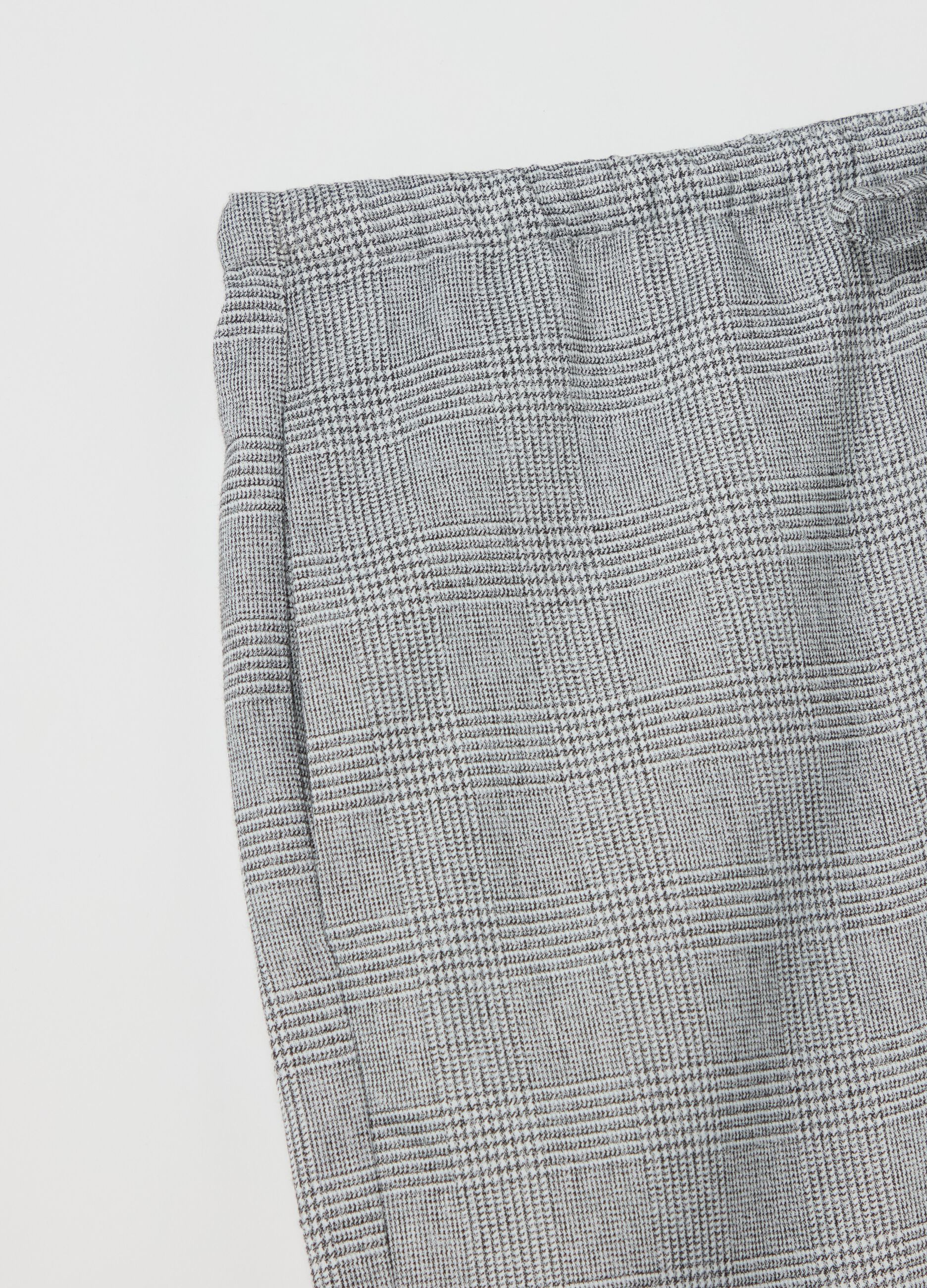 Pantaloni jogger fantasia principe di Galles 