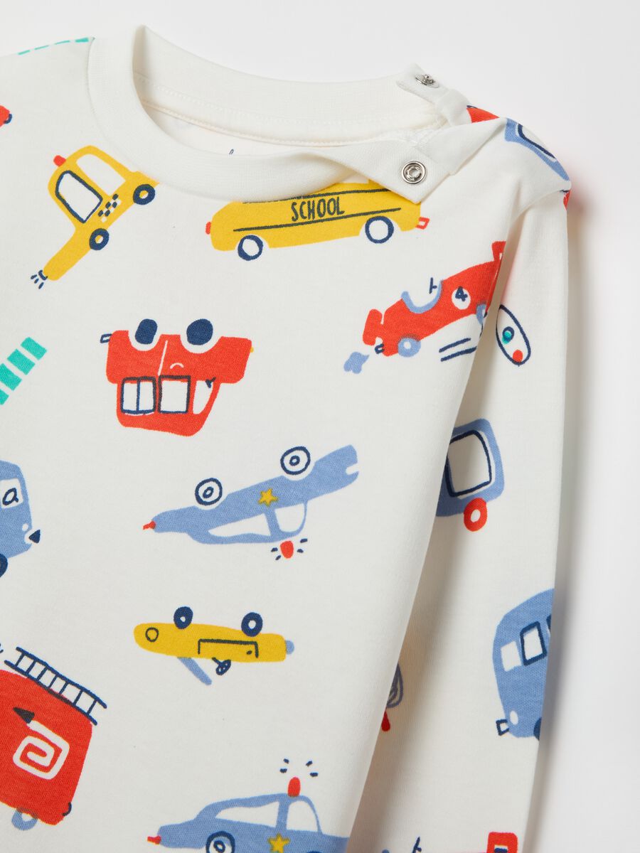 Cotton pyjamas with transportation print_3