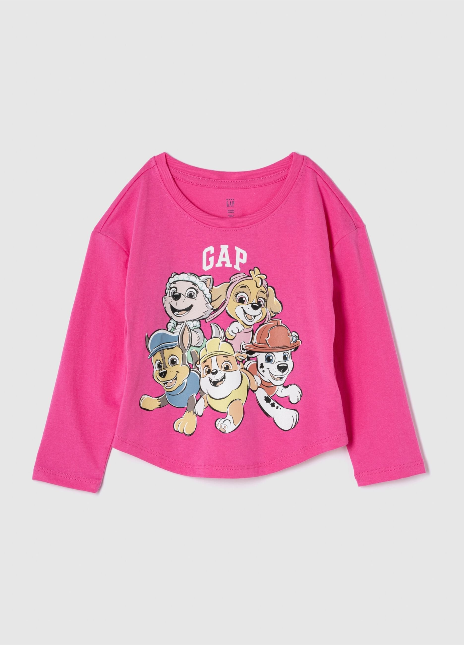 T-shirt with long sleeves and Paw Patrol print