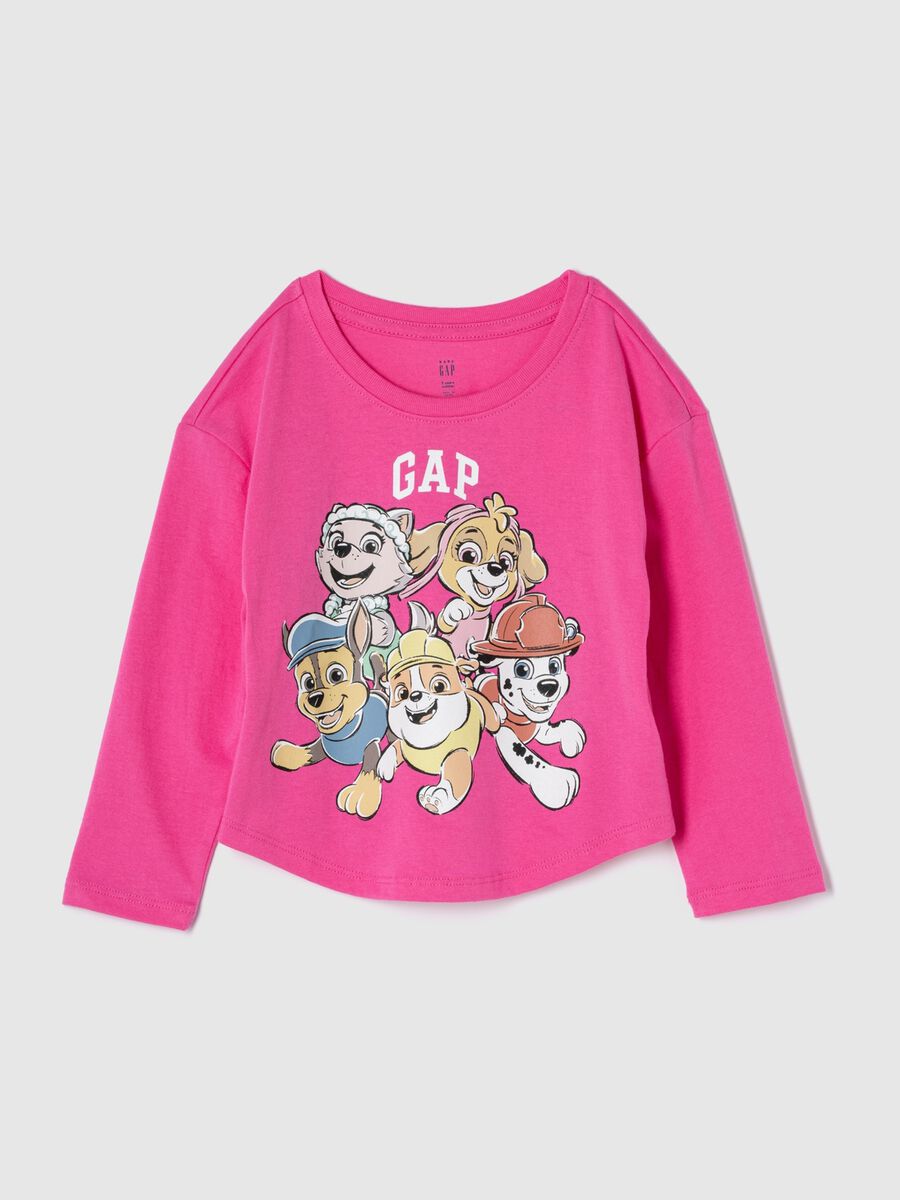 T-shirt with long sleeves and Paw Patrol print_0