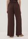 Brown wide-leg trousers with elasticated waistband_2