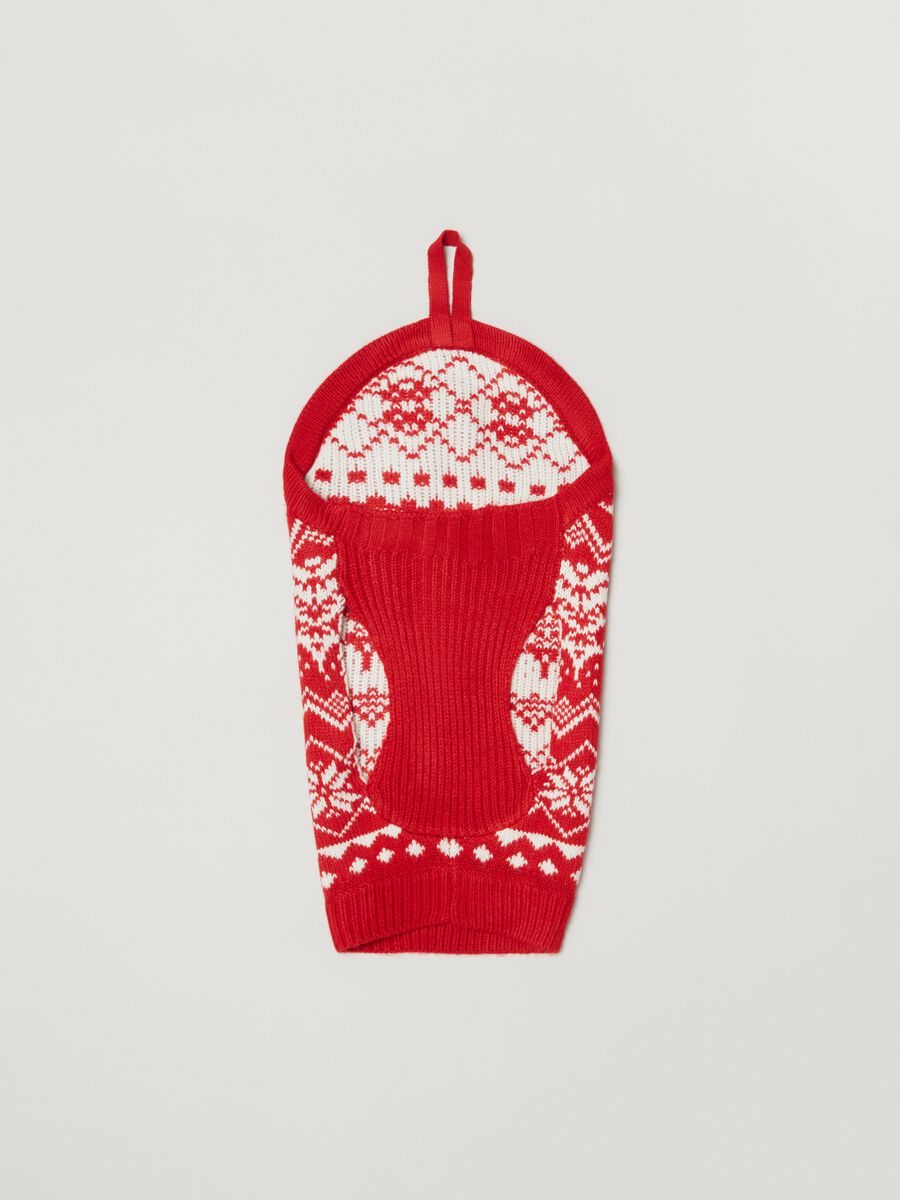 Christmas Jumper per cani con disegno jacquard_1
