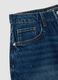 Blue shorts in pure cotton_5
