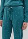 Pyjama trousers with small stars print_2