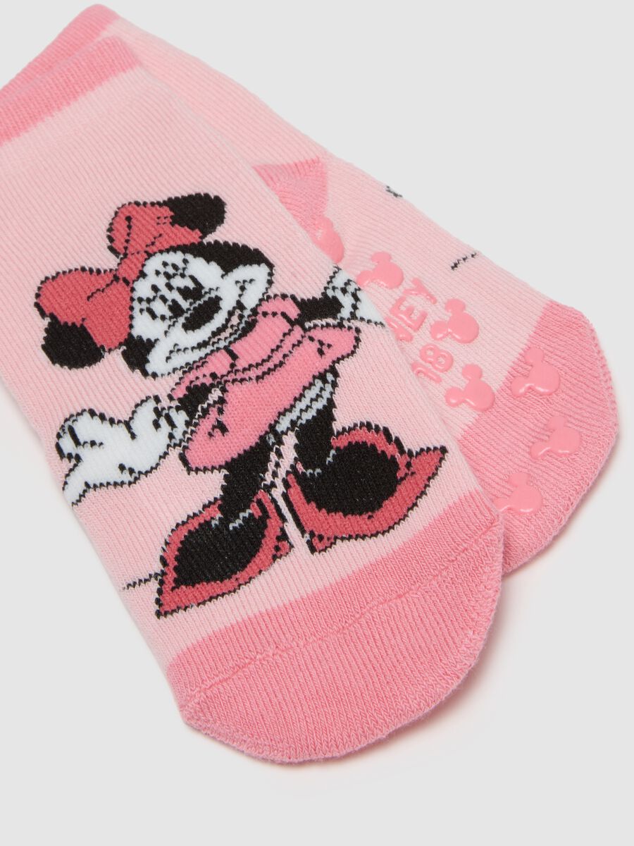 Pack of newborn pink socks in regular fit cotton blend_1