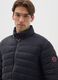 Black Padded Jacket with Zip_3
