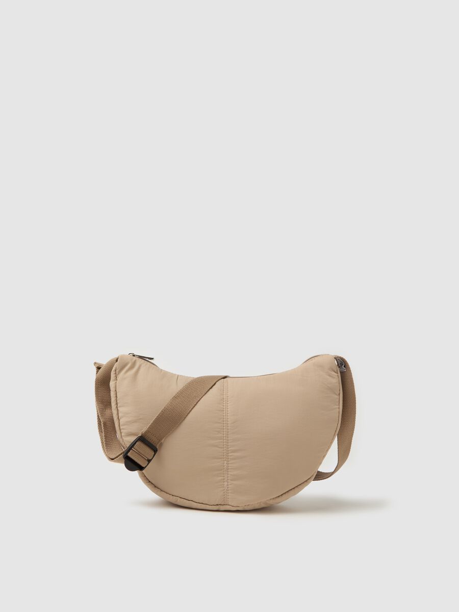 Essential large half-moon bag with shoulder strap_0