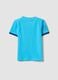 Boys&rsquo; light blue pure organic cotton T-shirt with print_1