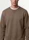 Grey crew-neck cotton-blend sweatshirt, regular fit_1