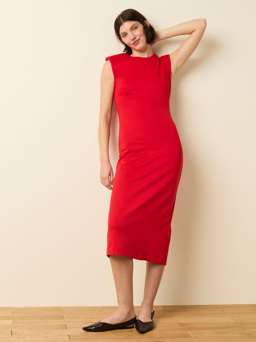 Sleeveless midi dress_1