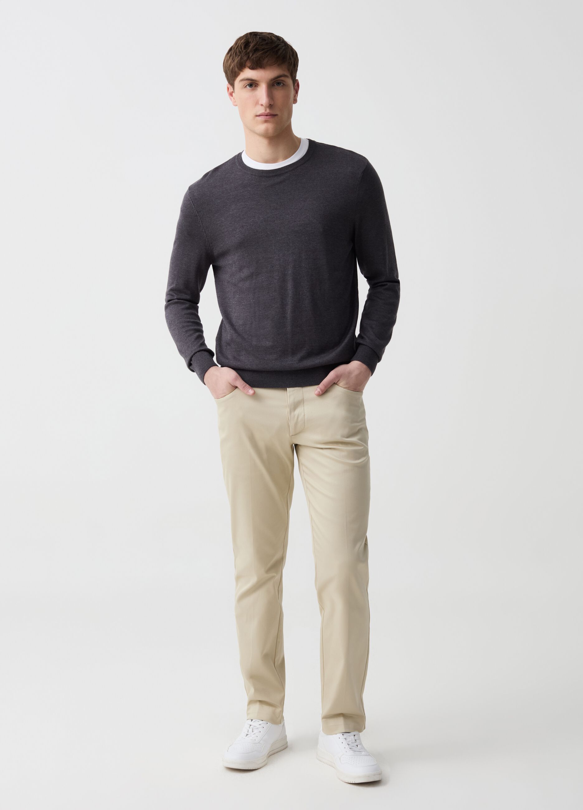 Ovs Pantalone regular fit cinque tasche B.ST 1957