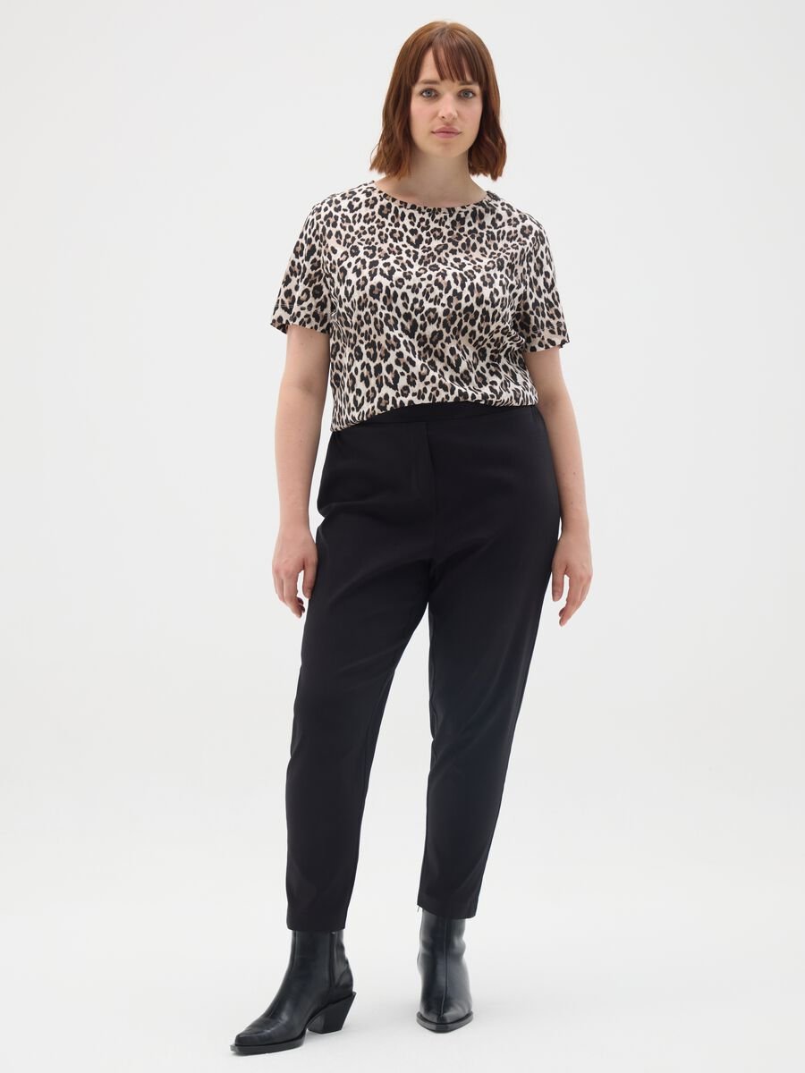 Women's pure cotton multicolour T-shirt_1