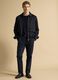 Blue regular-fit stretch cotton twill chino trousers_0