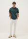 Green pure cotton polo shirt regular fit_1