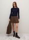 Blue pure wool regular fit sweater_0