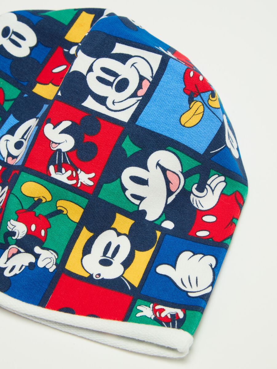 French terry hat with Mickey Mouse print_1