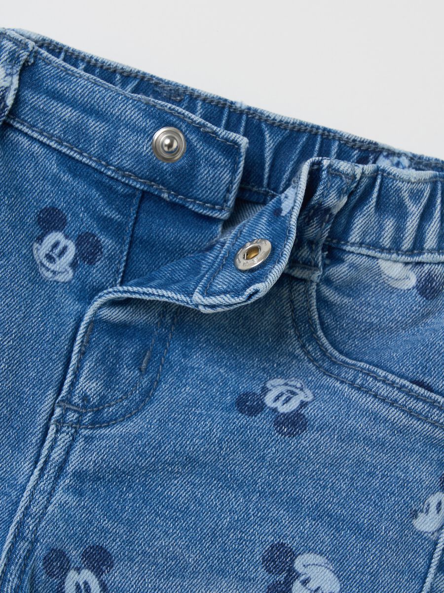 Jeans with all-over Mickey Mouse print_2