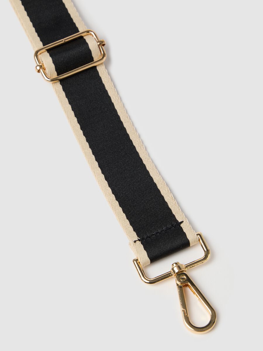 Women's multicolour shoulder bag with gold accents_1