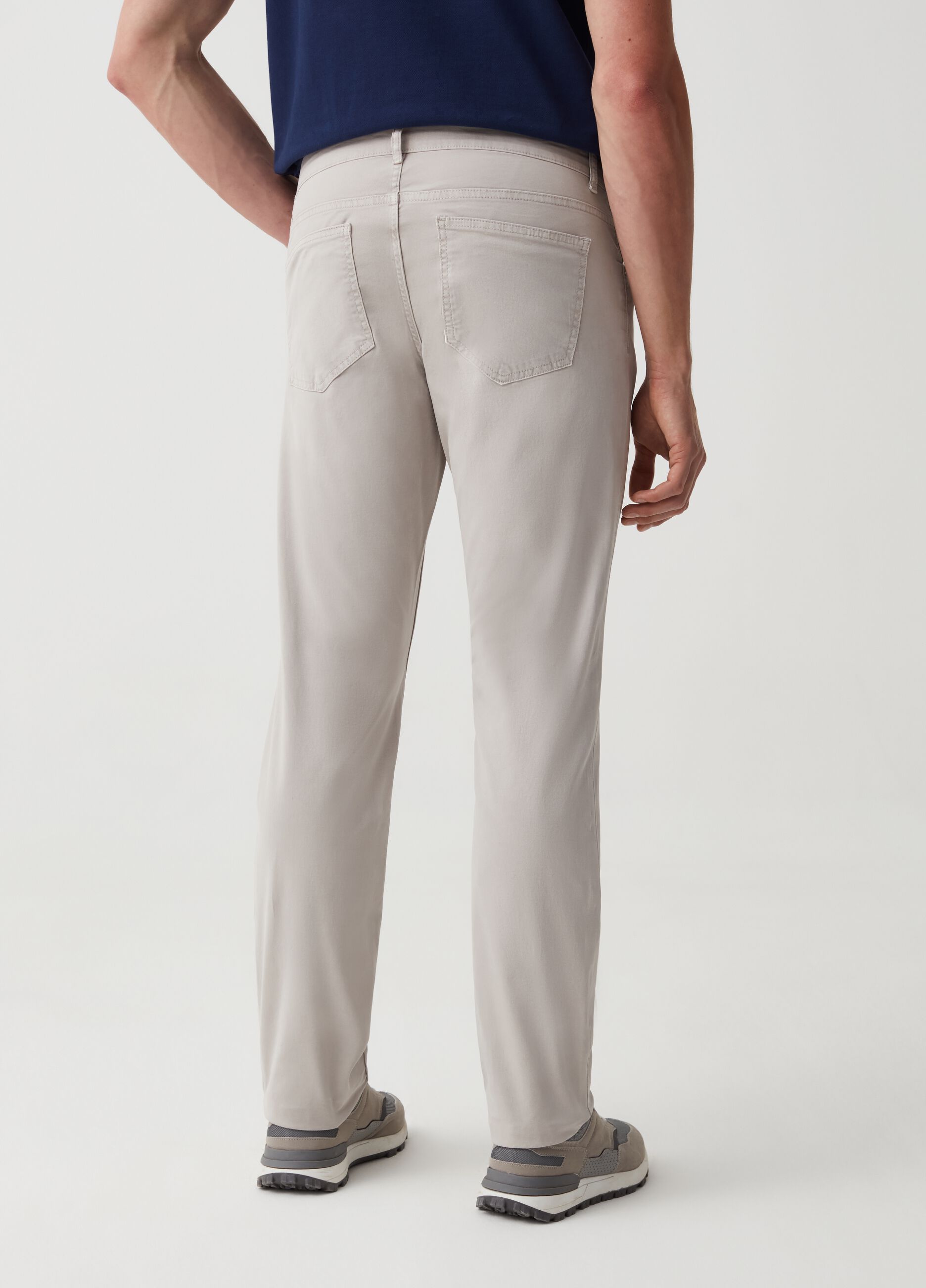 5-pocket, regular-fit trousers