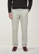 Pantaloni chino beige in puro cotone regular fit_1