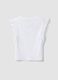 White stretch-cotton T-shirt with ruffle sleeves_4