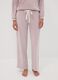 Purple star-print stretch pyjama trousers_1
