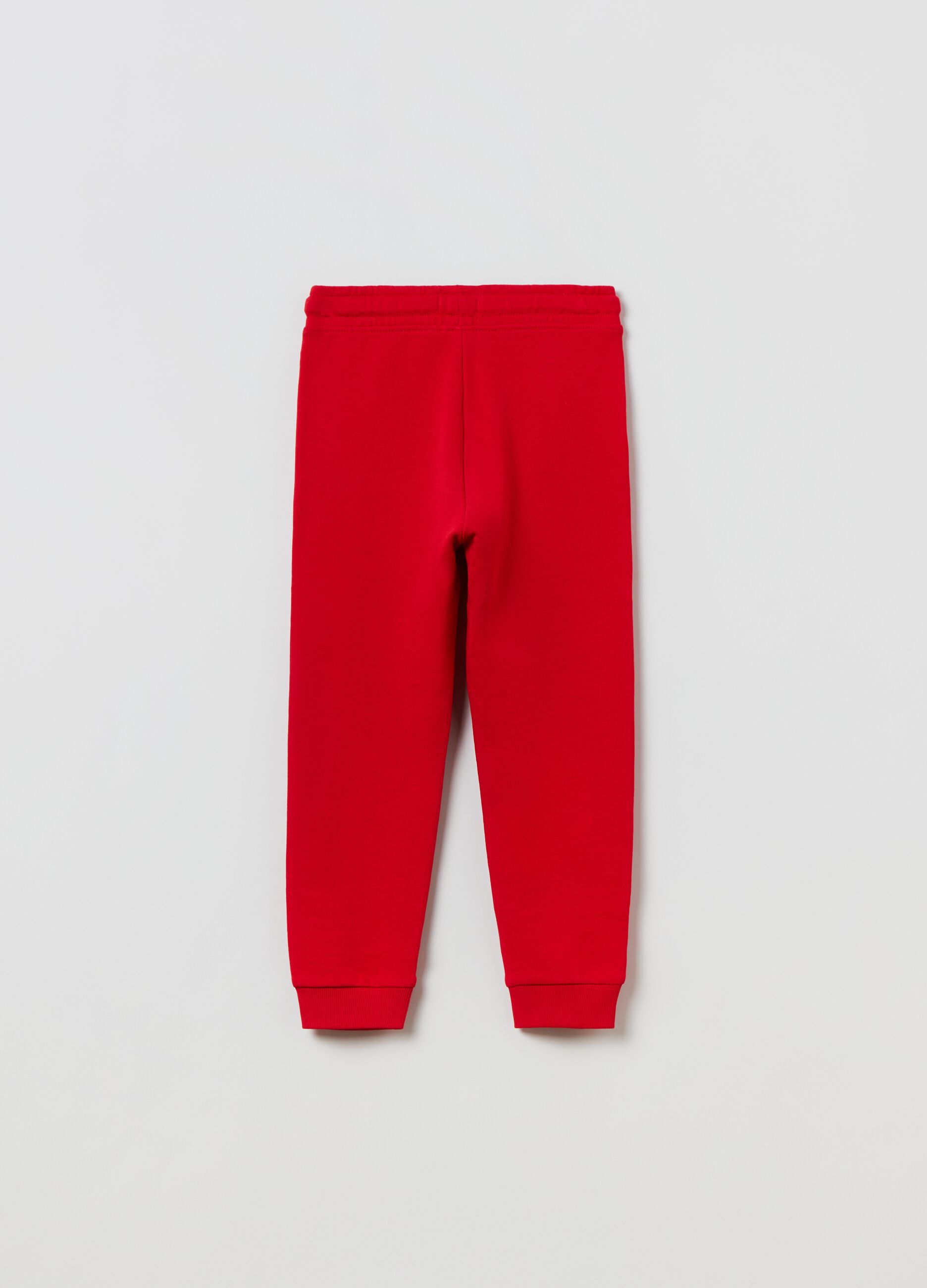Joggers in felpa con coulisse_1