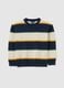 Kids' regular fit multicolour pure cotton sweater_0