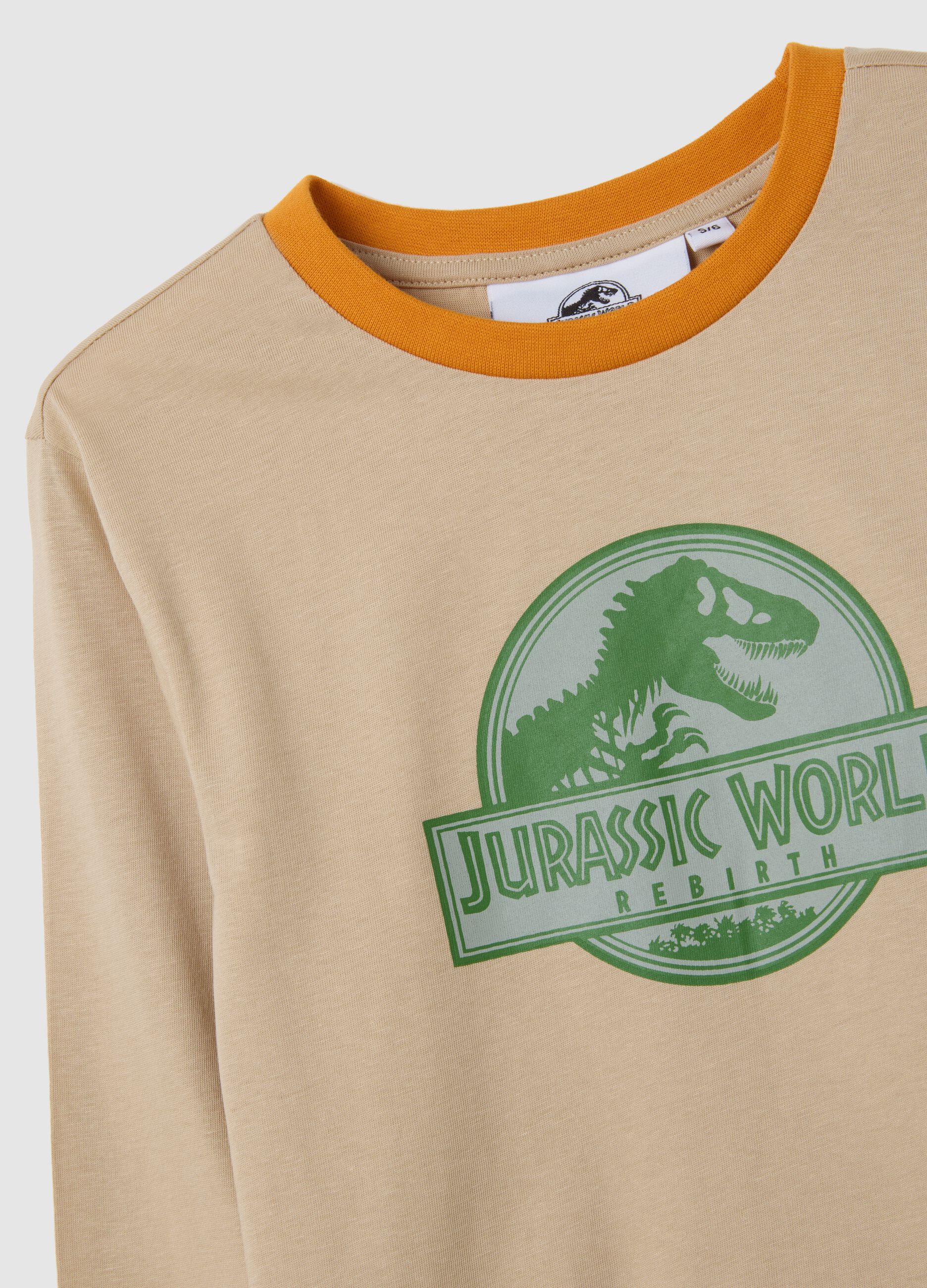 Pigiama lungo con stampa Jurassic World