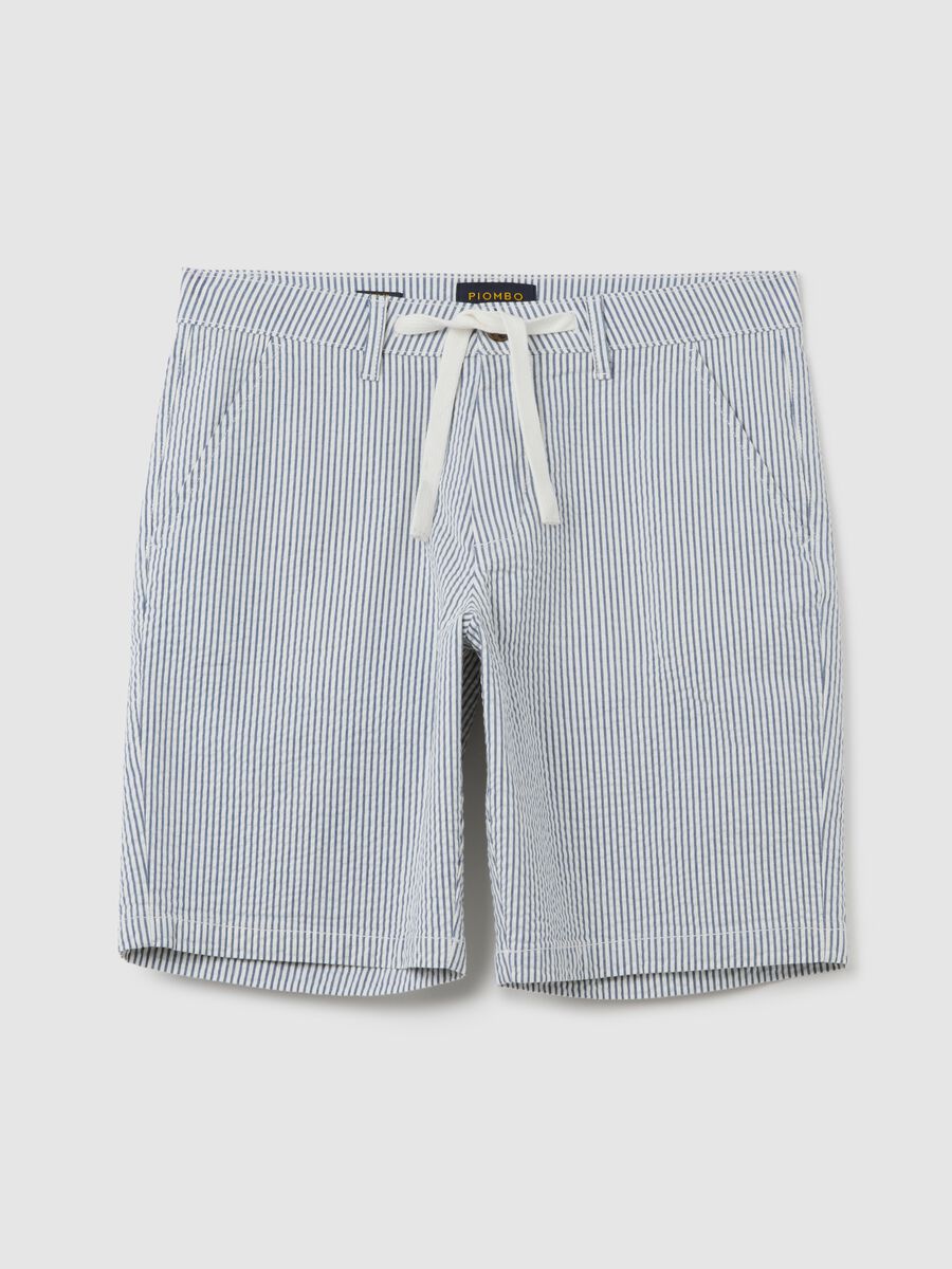 Men's Multicolor Stretch Cotton Regular Fit Shorts_0