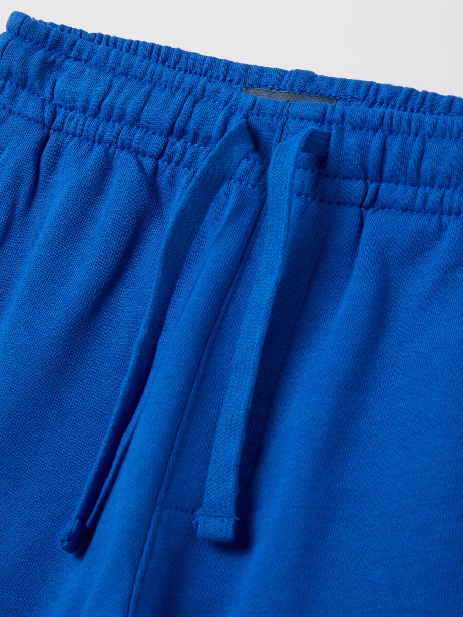 Blue Shorts in Pure Cotton OVS Kids_3