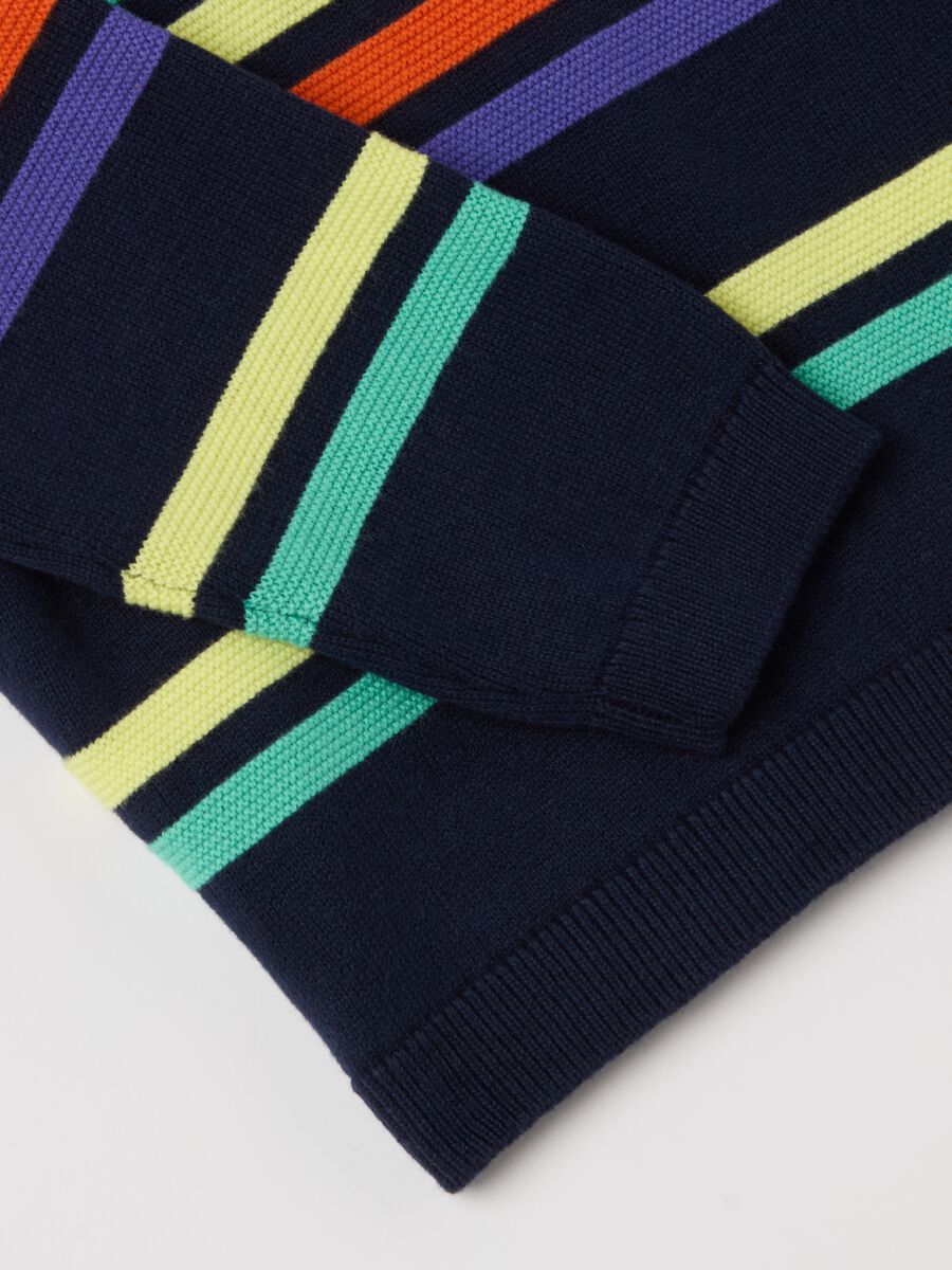 Striped cotton pullover_3