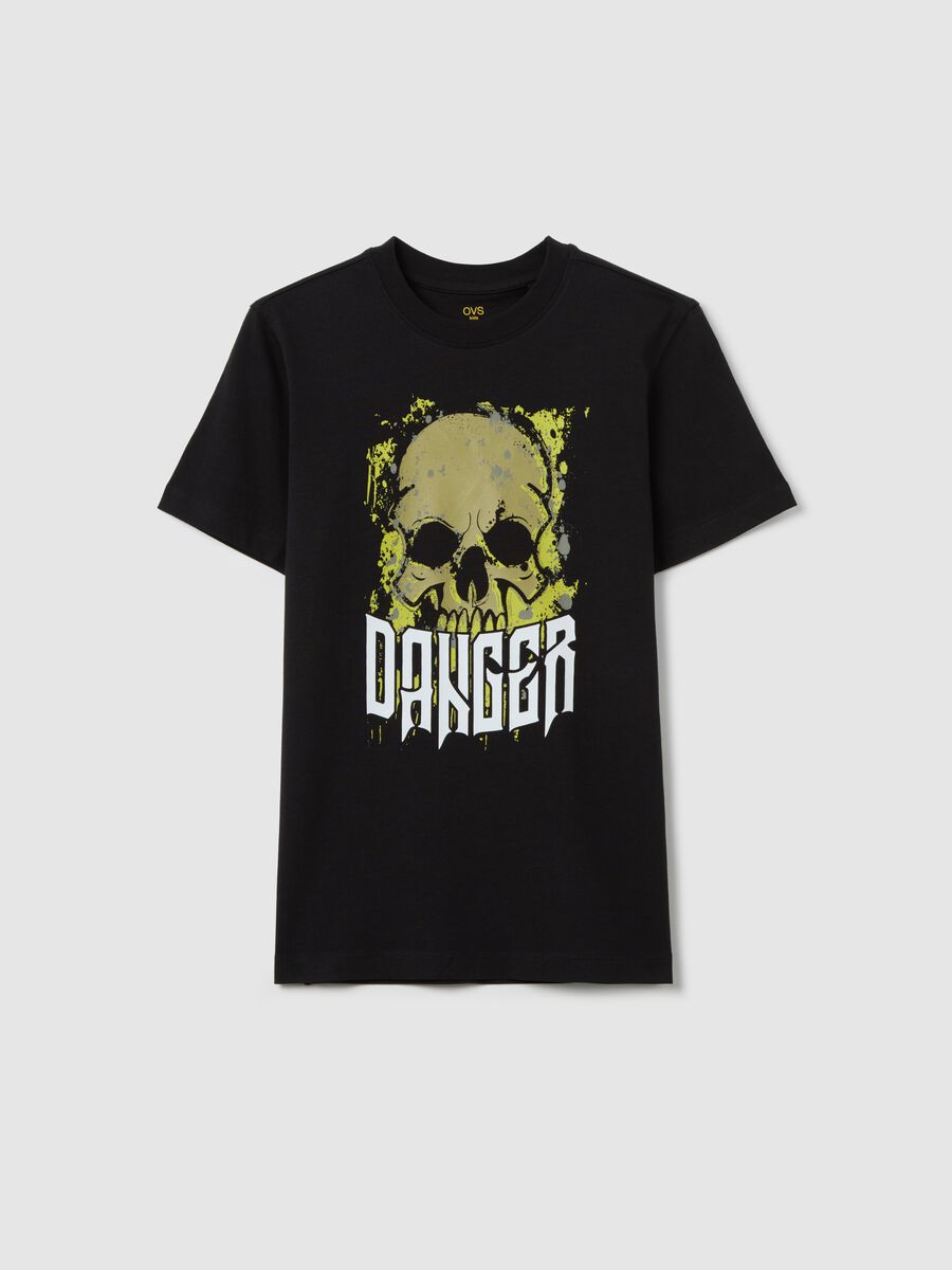 Cotton T-shirt with print_3
