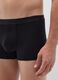 Black stretch cotton boxer regular fit_2
