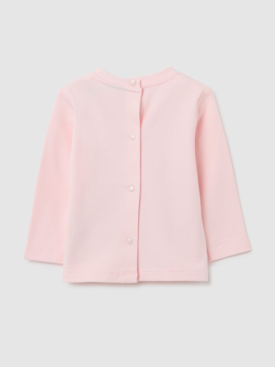 Baby Girl Pink Pure Cotton Regular Fit Shirt_1
