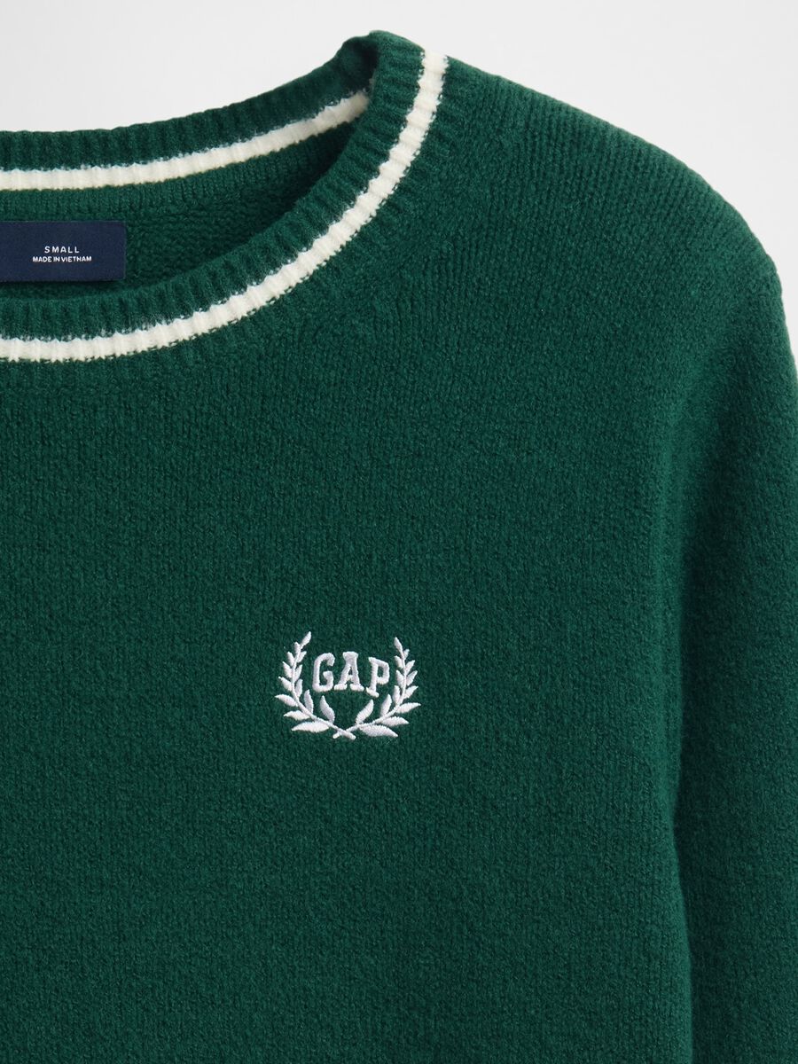 Green Crew Neck Sweater_4