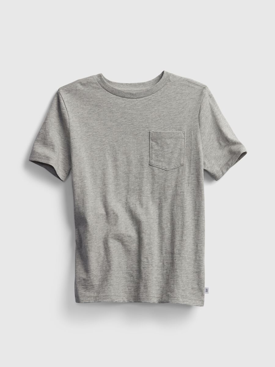 T-shirt with round neck and pocket_0