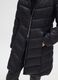 Black padded jacket with hood in technical fabric_3