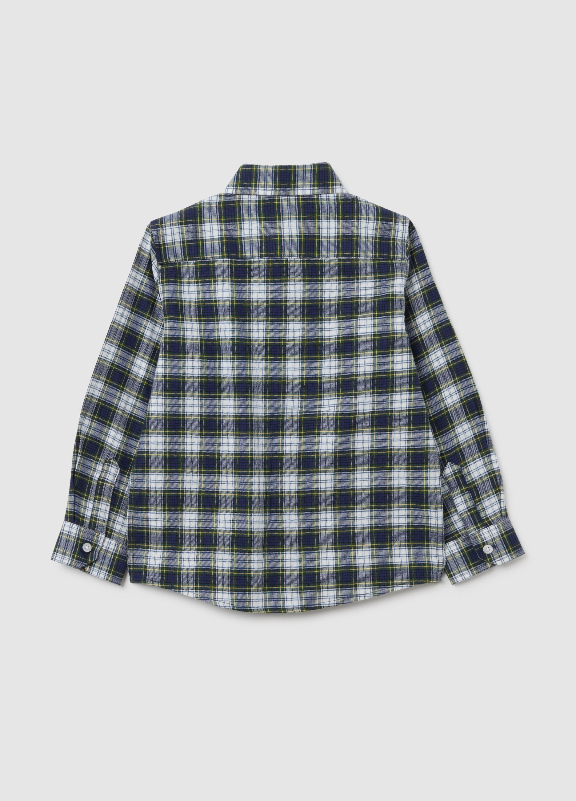 Multicolour regular fit pure cotton children's shirt