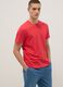 Red pure cotton short sleeve T-shirt regular fit_0