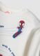 T-shirt bianca in puro cotone con stampa Marvel Spider-Man_2