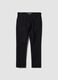 Black slim-fit stretch cotton jeans_0